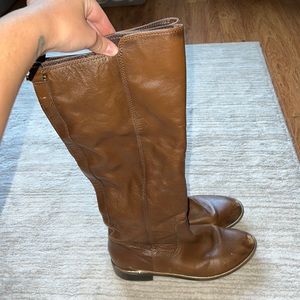Brown tall aldo boots